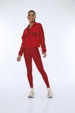 Carica l&#39;immagine nel visualizzatore di Gallery, Image 08: Alto Giro Fitness Haut Jaqueta Techno Taslon Com Bolsos Vermelho Haute Red

