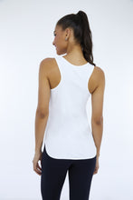 Carica l&#39;immagine nel visualizzatore di Gallery, Model Back: Alto Giro Fitness Haut Regata Skin Fit Inspiracional Branco Optico
