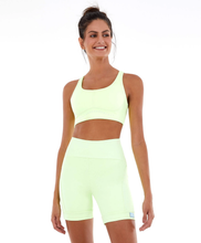 Carica l&#39;immagine nel visualizzatore di Gallery, Image 02: Alto Giro Fitness Haut Top Blackout Sustentacao E Silk Amarelinho Lime
