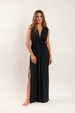 Laden Sie das Bild in den Galerie-Viewer, Black Long Dress Soleil
