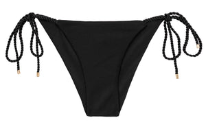 Bottom Shimmer-Black Cheeky-Rope