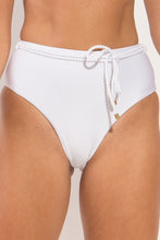 Charger l&#39;image dans la galerie, Bottom Shimmer-White Belted-High-Waist
