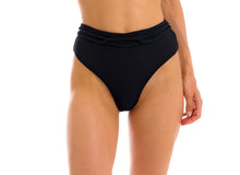 Carica l&#39;immagine nel visualizzatore di Gallery, Unterteil St-Tropez-Schwarze Hotpant-High
