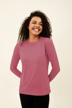 Laden Sie das Bild in den Galerie-Viewer, Camiseta Uvpro Br ML Malva UPF50+
