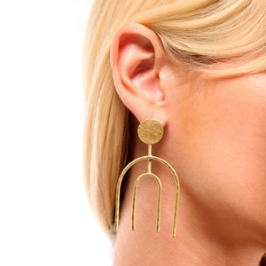 Earrings Kaldera Gold Hipenema