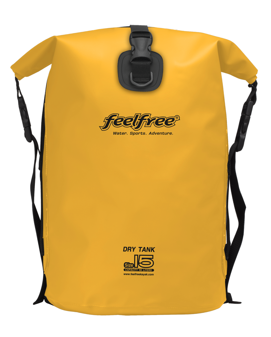 Model Front: Feelfree Sac De Plage Dry Tank 15L Yellow