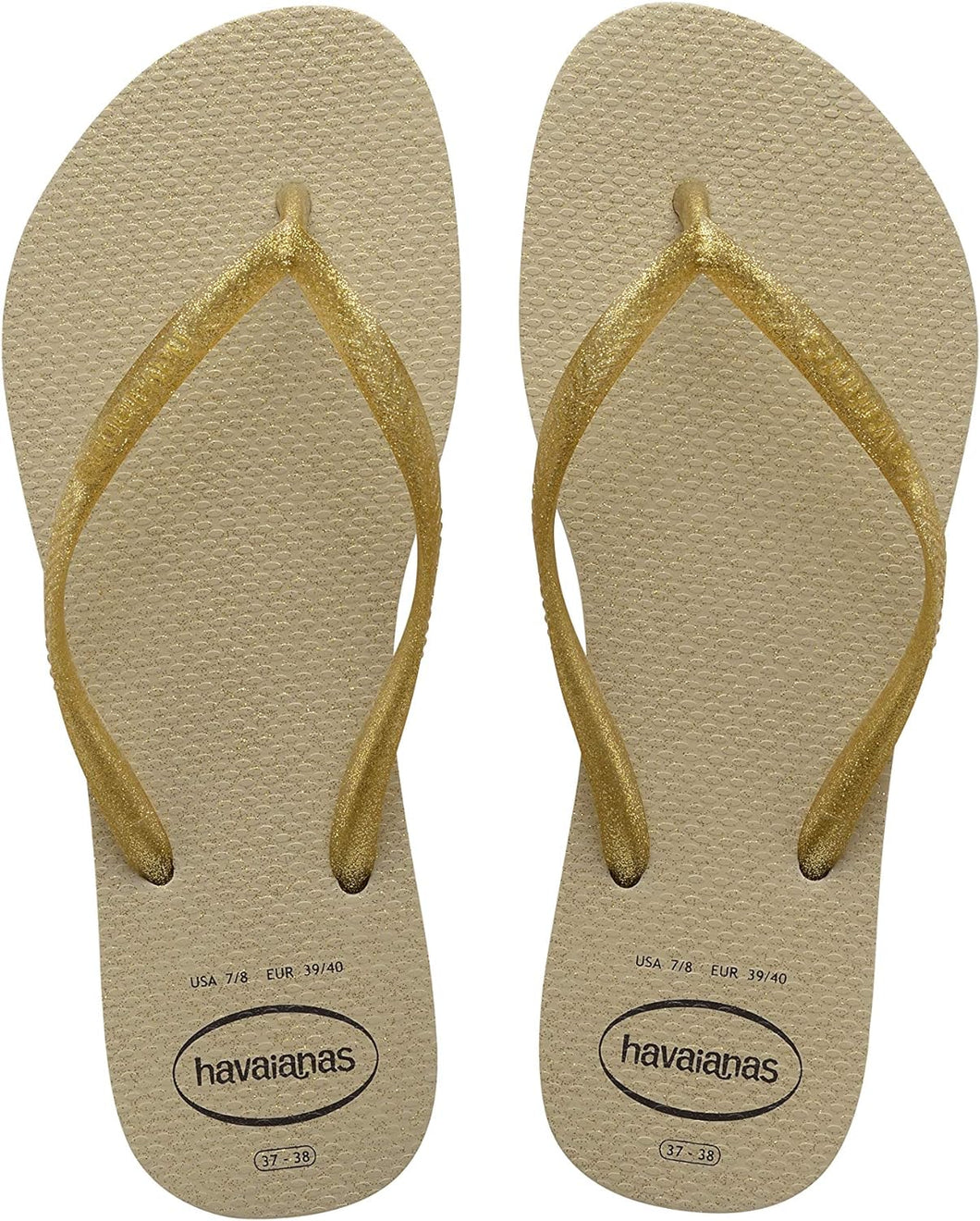 Model Front: Havaianas Tongs Havaianas Slim Gloss Areia
