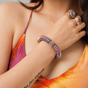 Image 02: Hipanema Bracelet Bracelet Banita Blue Hipanema