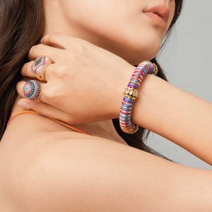Image 03: Hipanema Bracelet Bracelet Banita Blue Hipanema