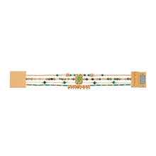 Carica l&#39;immagine nel visualizzatore di Gallery, Image 03: Hipanema Bracelet Cuff Karmelia Green Hipenema
