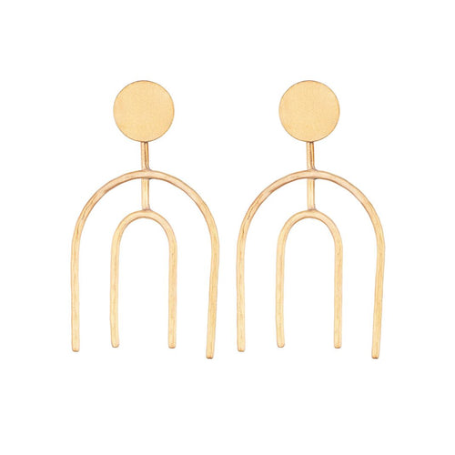 Product Front: Hipanema Boucles D'oreille Earrings Kaldera Gold Hipenema
