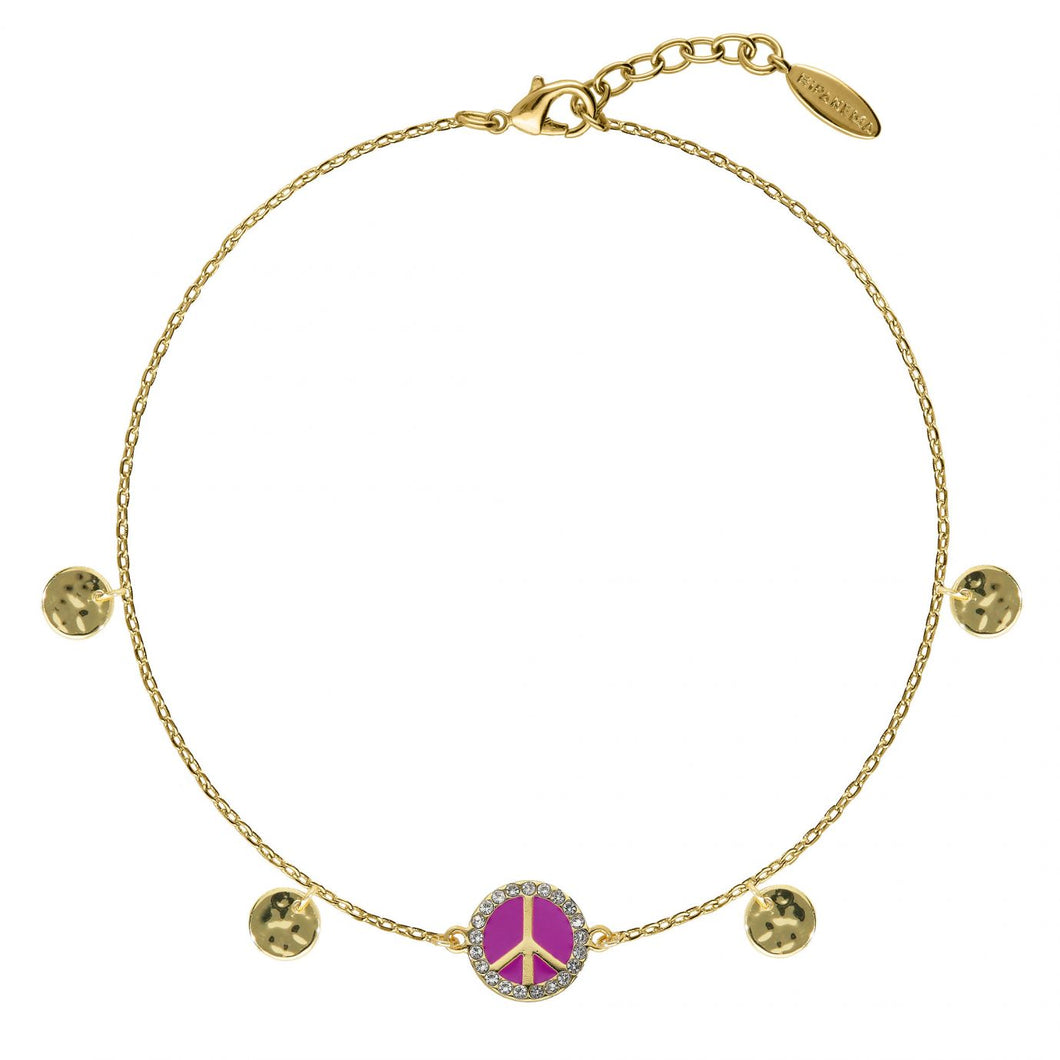Model Front: Hipanema Bracelet Joyful Purple Hipanema