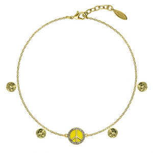Model Front: Hipanema Bracelet Joyful Yellow Hipanema