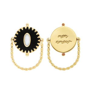 Image 05: Hipanema Bague Miamor Black Hipanema