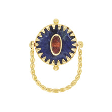 Laden Sie das Bild in den Galerie-Viewer, Model Front: Hipanema Bague Miamor Blue Hipanema
