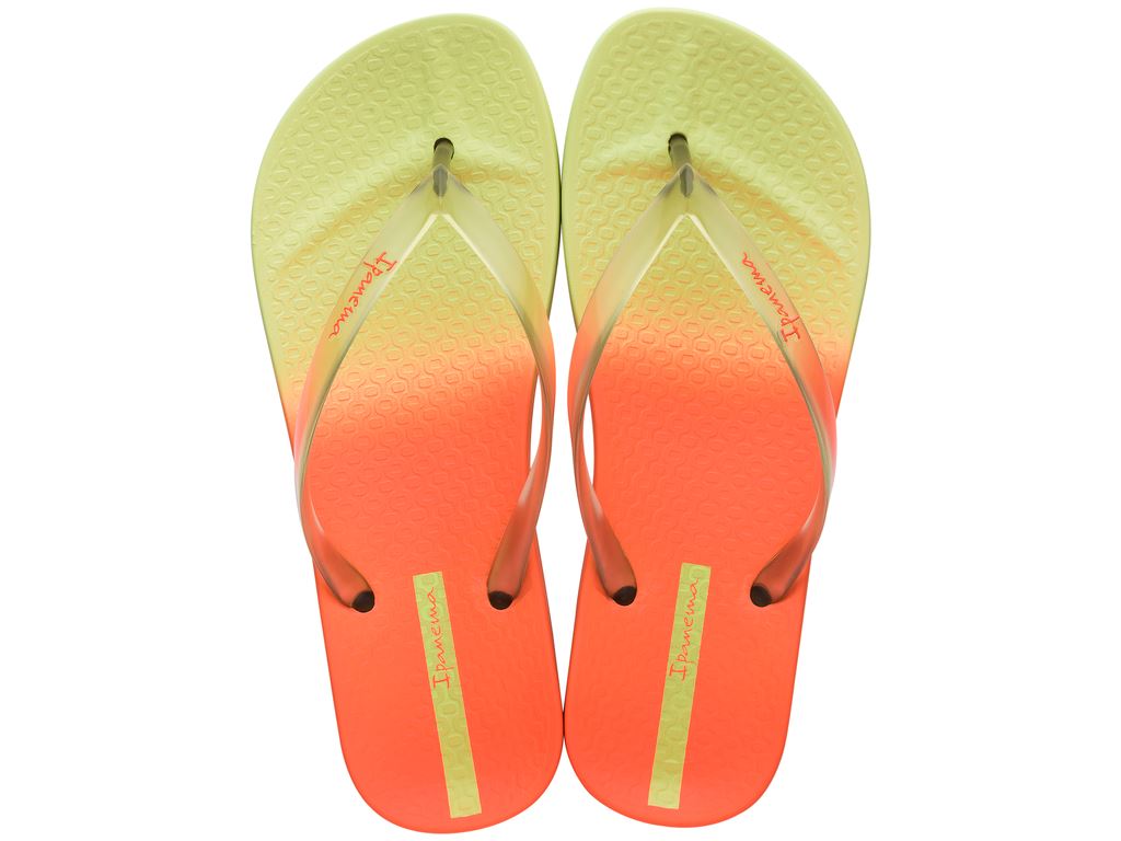 Product Front: Ipanema Tongs Ipanema Colorful Amarelo Laranja