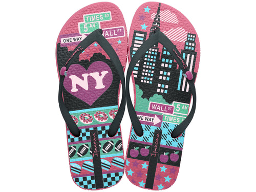 Gallery: Ipanema Tongs Unique Iii - Pink/Black/Green