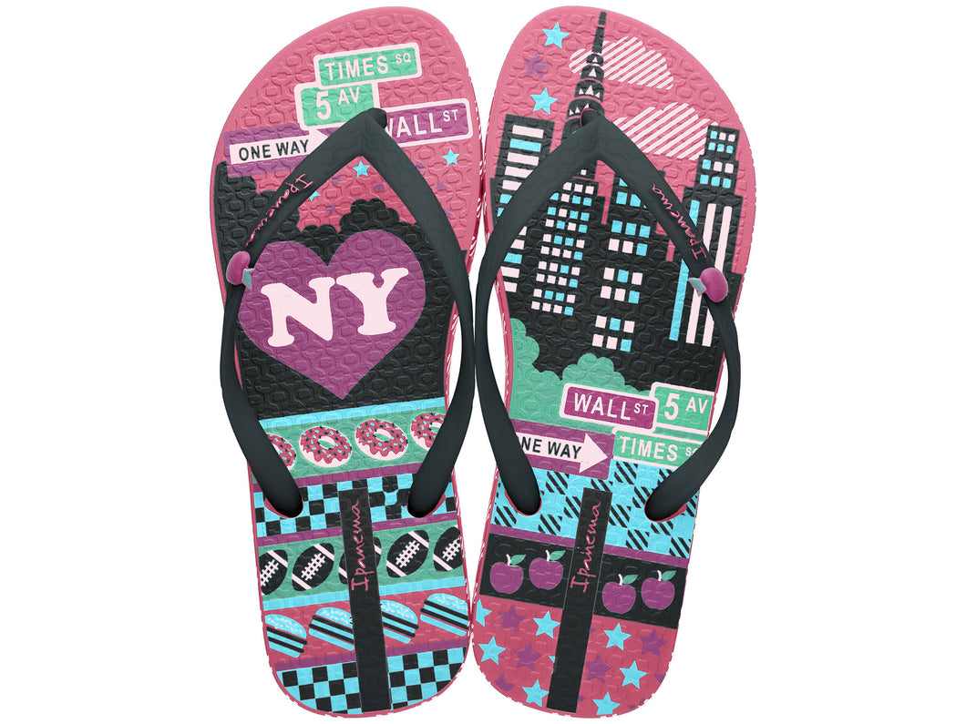 Gallery: Ipanema Tongs Unique Iii - Pink/Black/Green