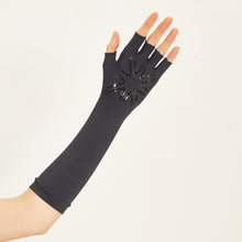 Carica l&#39;immagine nel visualizzatore di Gallery, Lange Handschuhe FPU50+ Schwarz Uv
