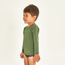 Laden Sie das Bild in den Galerie-Viewer, Longsleeve Baby Verde Militar UPF50+
