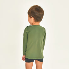 Laden Sie das Bild in den Galerie-Viewer, Longsleeve Baby Verde Militar UPF50+
