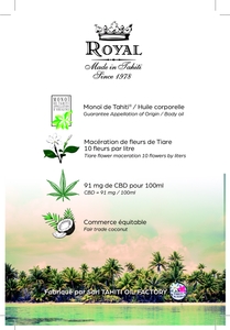 Monoi Royal CBD-Glasflasche