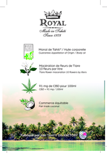 Carica l&#39;immagine nel visualizzatore di Gallery, Image 06: Monoï Royal Solaire Monoi Royal Cb Glass Bottle
