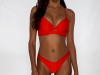 Carica e avvia il video nel visualizzatore di galleria, Video: Luli Fama Haut Top Underwire Hot Tropics Red
