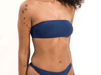 Carica e avvia il video nel visualizzatore di galleria, Video: Rio De Sol Haut Top Navy Bandeau-Reto
