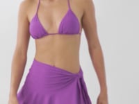 Carica e avvia il video nel visualizzatore di galleria, Video: Rio De Sol Jupe De Page Bio-Floreira Mini Skirt
