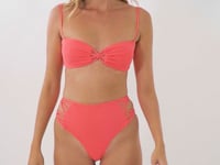 Carica e avvia il video nel visualizzatore di galleria, Video: Rio De Sol Haut Top Malibu-Folia Bandeau-Iris
