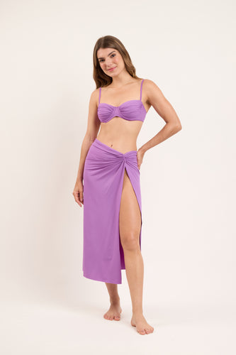 Model Front: Rio De Sol Jupe De Page Bio-Floreira Long Skirt Knot