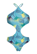 Laden Sie das Bild in den Galerie-Viewer, Product Front: Rio De Sol Une Pièce Body Flower Geometric
