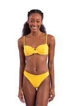 Carica l&#39;immagine nel visualizzatore di Gallery, Model Front: Rio De Sol Bas Bottom Malibu-Yellow Ciao
