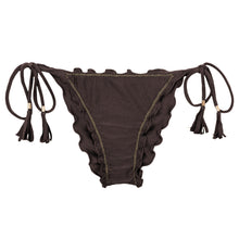Laden Sie das Bild in den Galerie-Viewer, Product Front: Rio De Sol Bas Bottom Shimmer-Coffee Frufru
