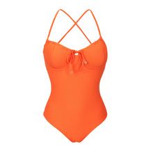 Laden Sie das Bild in den Galerie-Viewer, Product Front: Rio De Sol Une Pièce Dots-Orange Julia
