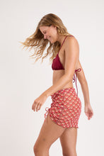 Carica l&#39;immagine nel visualizzatore di Gallery, Image 03: Rio De Sol Jupe De Page Floral-Scales Mini Skirt Ruched
