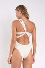 Carica l&#39;immagine nel visualizzatore di Gallery, Model Back: Rio De Sol Une Pièce Malibu-Natural Santorini

