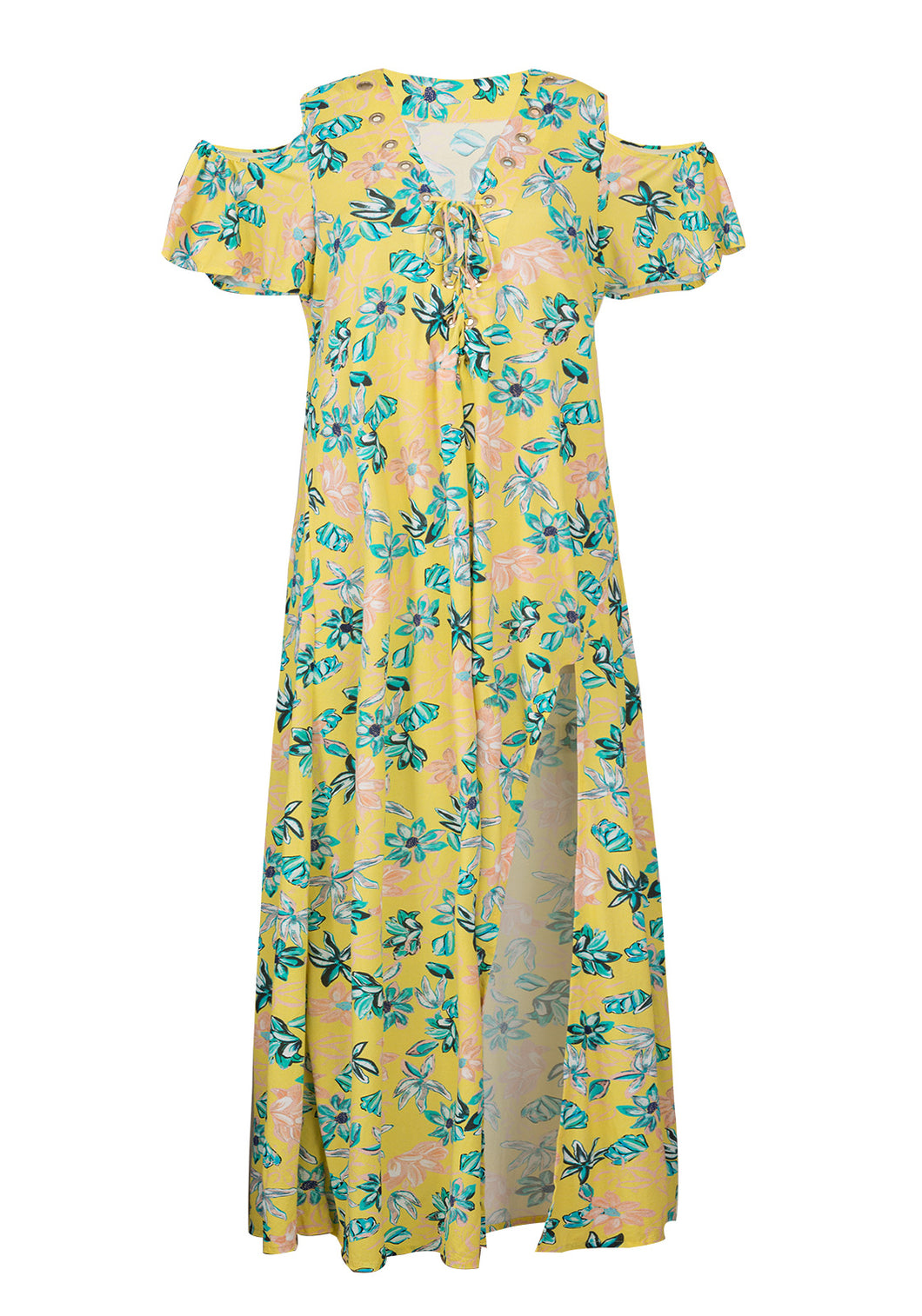 Product Front: Rio De Sol Mini Dress Saida Long Florescer