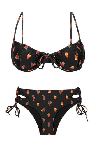 Product Front: Rio De Sol Ensemble Set Cashew Balconet-Tie Madrid
