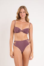 Carica l&#39;immagine nel visualizzatore di Gallery, Image 05: Rio De Sol Ensemble Set Malibu-Ebano Bandeau-Iris Highwaist-Spin-Iris
