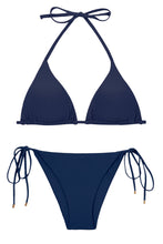 Charger l&#39;image dans la galerie, Product Front: Rio De Sol Ensemble Set Navy Tri-Inv Lacinho

