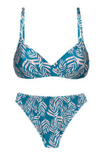 Laden Sie das Bild in den Galerie-Viewer, Product Front: Rio De Sol Ensemble Set Palms-Blue Balconet-Inv Nice
