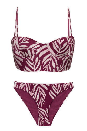 Product Front: Rio De Sol Ensemble Set Palms-Vine Balconet-Anna Comfy