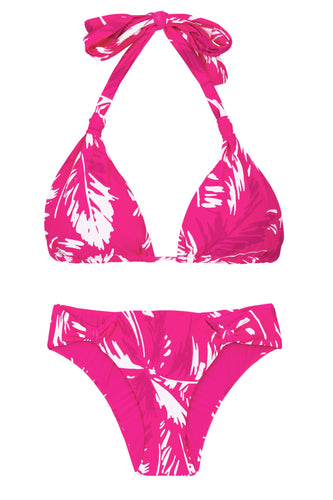 Product Front: Rio De Sol Ensemble Set Pink-Palms Mel