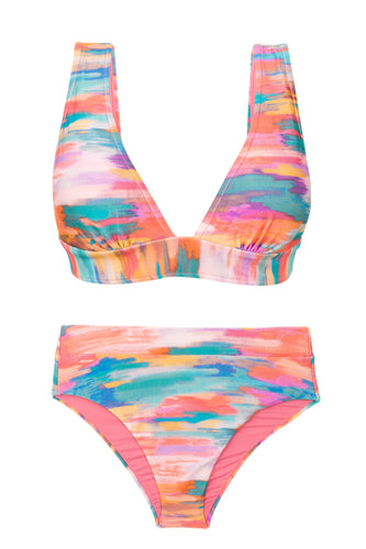 Product Front: Rio De Sol Ensemble Set River Halter-Cos Hotpant-Cos