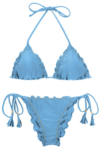 Product Front: Rio De Sol Ensemble Set Shimmer-Baltic-Sea Frufru
