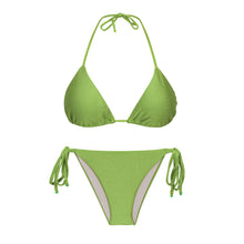 Carica l&#39;immagine nel visualizzatore di Gallery, Product Front: Rio De Sol Ensemble Set Shimmer-Botanica Tri-Inv Lacinho
