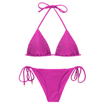 Carica l&#39;immagine nel visualizzatore di Gallery, Product Front: Rio De Sol Ensemble Set Shimmer-Gaia Tri-Inv Cheeky-Tie
