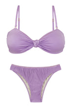 Laden Sie das Bild in den Galerie-Viewer, Product Front: Rio De Sol Ensemble Set Shimmer-Harmonia Bandeau-Joy Essential
